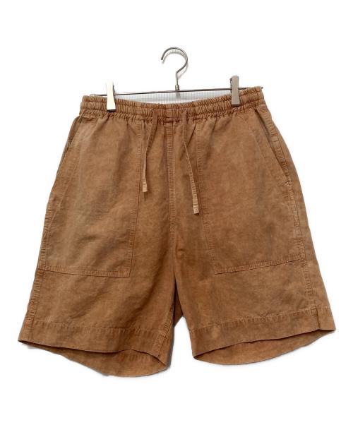 ENDS and MEANS（エンズアンド ミーンズ）ENDS AND MEANS (エンズアンド ミーンズ) ハーフパンツ ブラウン サイズ:Mの古着・服飾アイテム