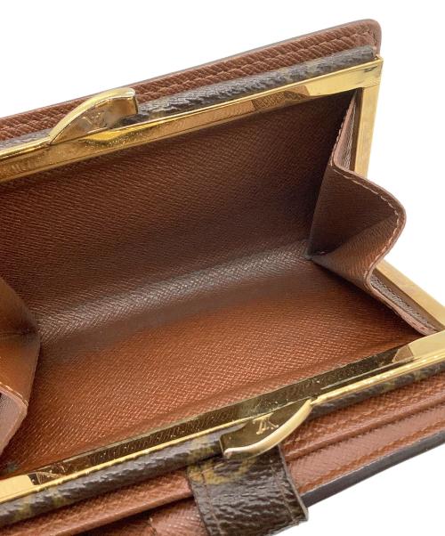 LOUIS VUITTON（ルイ ヴィトン）LOUIS VUITTON (ルイ ヴィトン) モノグラム　ポルトモネ・ビエ・ヴィエノワ　2つ折り財布 ブラウンの古着・服飾アイテム