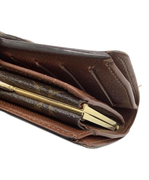 LOUIS VUITTON（ルイ ヴィトン）LOUIS VUITTON (ルイ ヴィトン) モノグラム　ポルトモネ・ビエ・ヴィエノワ　2つ折り財布 ブラウンの古着・服飾アイテム