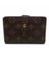 LOUIS VUITTON（ルイ ヴィトン）の古着「モノグラム　ポルトモネ・ビエ・ヴィエノワ　2つ折り財布」｜ブラウン