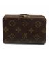 LOUIS VUITTON (ルイ ヴィトン) モノグラム　ポルトモネ・ビエ・ヴィエノワ　2つ折り財布 ブラウン：15000円