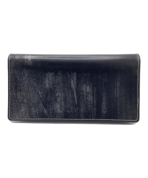 Whitehouse Cox（ホワイトハウスコックス）Whitehouse Cox (ホワイトハウスコックス) 長財布 ブラックの古着・服飾アイテム