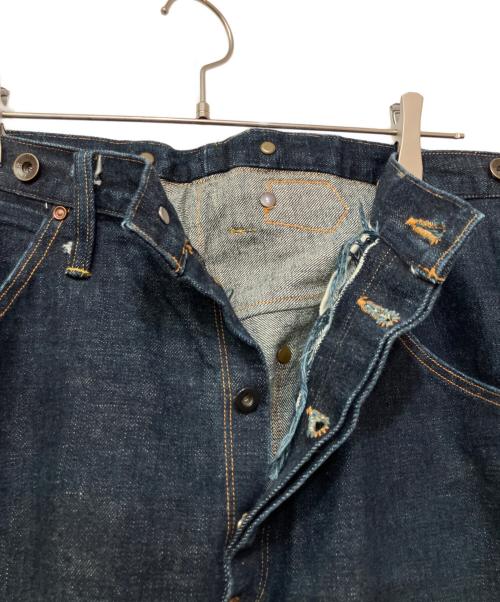 EDWIN（エドウィン）EDWIN (エドウィン) OVER WORKS FACTORY (オーバーワークスファクトリー) ストレートデニムパンツ インディゴ サイズ:W32の古着・服飾アイテム