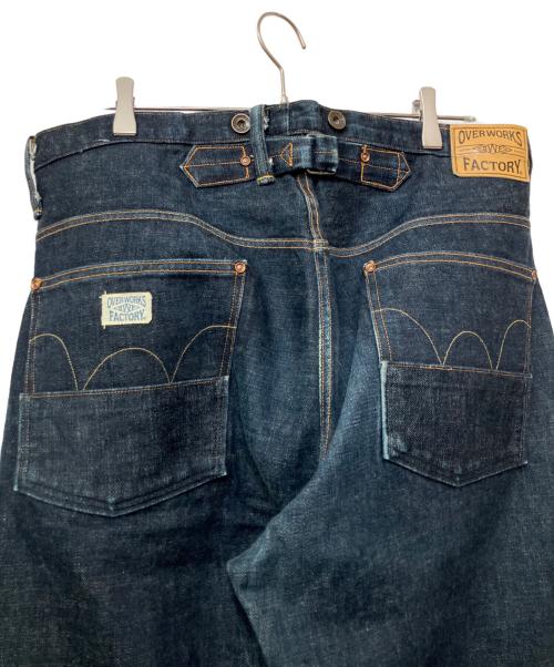 EDWIN（エドウィン）EDWIN (エドウィン) OVER WORKS FACTORY (オーバーワークスファクトリー) ストレートデニムパンツ インディゴ サイズ:W32の古着・服飾アイテム