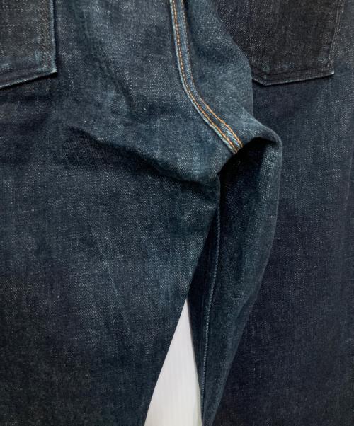 EDWIN（エドウィン）EDWIN (エドウィン) OVER WORKS FACTORY (オーバーワークスファクトリー) ストレートデニムパンツ インディゴ サイズ:W32の古着・服飾アイテム