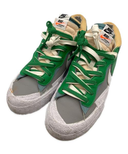 NIKE（ナイキ）NIKE (ナイキ) sacai (サカイ) スニーカー グレー×グリーン サイズ:27.0ｃｍの古着・服飾アイテム