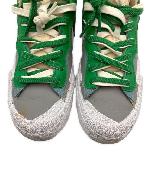 NIKE（ナイキ）NIKE (ナイキ) sacai (サカイ) スニーカー グレー×グリーン サイズ:27.0ｃｍの古着・服飾アイテム