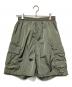 H BEAUTY&YOUTH（エイチ ビューティー&ユース）の古着「OLMTX CRUNCHY CRGO SHORT PANTS」｜カーキ