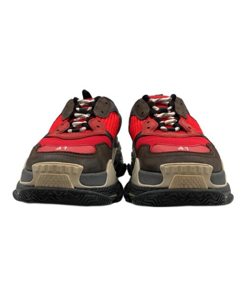 BALENCIAGA（バレンシアガ）BALENCIAGA (バレンシアガ) Triple S レッド サイズ:27cmの古着・服飾アイテム