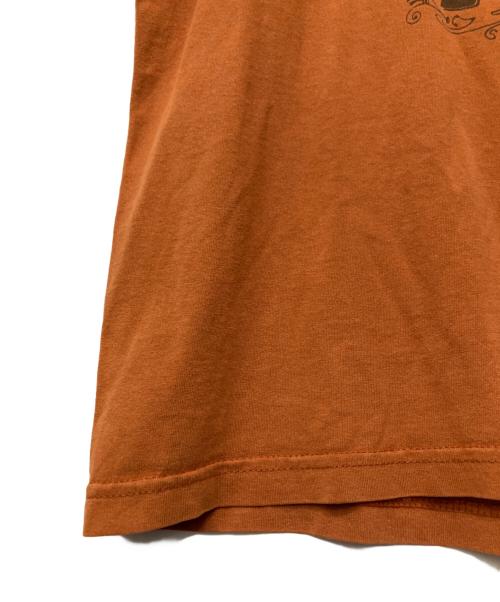 HARLEY-DAVIDSON（ハーレーダビッドソン）HARLEY-DAVIDSON (ハーレーダビッドソン) 半袖Tシャツ オレンジ サイズ:2XLの古着・服飾アイテム