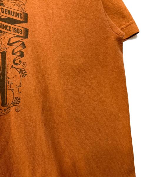 HARLEY-DAVIDSON（ハーレーダビッドソン）HARLEY-DAVIDSON (ハーレーダビッドソン) 半袖Tシャツ オレンジ サイズ:2XLの古着・服飾アイテム