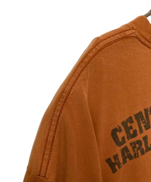 HARLEY-DAVIDSON（ハーレーダビッドソン）HARLEY-DAVIDSON (ハーレーダビッドソン) 半袖Tシャツ オレンジ サイズ:2XLの古着・服飾アイテム