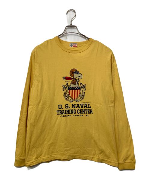 BUZZ RICKSON'S（バズリクソンズ）Buzz Rickson's (バズリクソンズ) カットソー イエロー サイズ:Lの古着・服飾アイテム