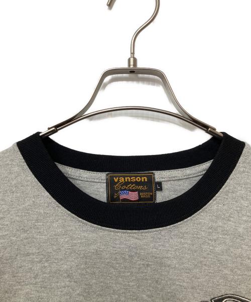 VANSON（バンソン）VANSON (バンソン) トム&ジェリー 長袖カットソー グレー サイズ:Lの古着・服飾アイテム
