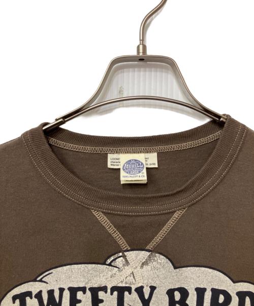 TOYS MCCOY（トイズマッコイ）TOYS McCOY (トイズマッコイ) tweety (トゥイーティー) Tシャツ ブラウン サイズ:Lの古着・服飾アイテム
