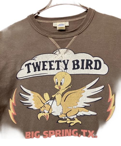 TOYS MCCOY（トイズマッコイ）TOYS McCOY (トイズマッコイ) tweety (トゥイーティー) Tシャツ ブラウン サイズ:Lの古着・服飾アイテム