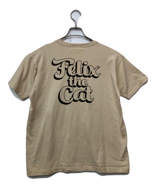 TOYS MCCOY（トイズマッコイ）TOYS McCOY (トイズマッコイ) Felix the Cat (フィリックスザキャット) Tシャツ ベージュ サイズ:Lの古着・服飾アイテム