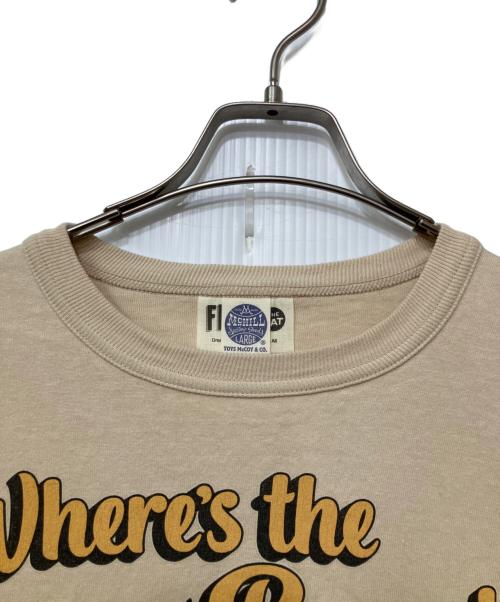 TOYS MCCOY（トイズマッコイ）TOYS McCOY (トイズマッコイ) Felix the Cat (フィリックスザキャット) Tシャツ ベージュ サイズ:Lの古着・服飾アイテム