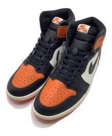 NIKE（ナイキ）の古着「Air Jordan 1 Retro High OG "Shattered Backboard"」｜ブラック×オレンジ