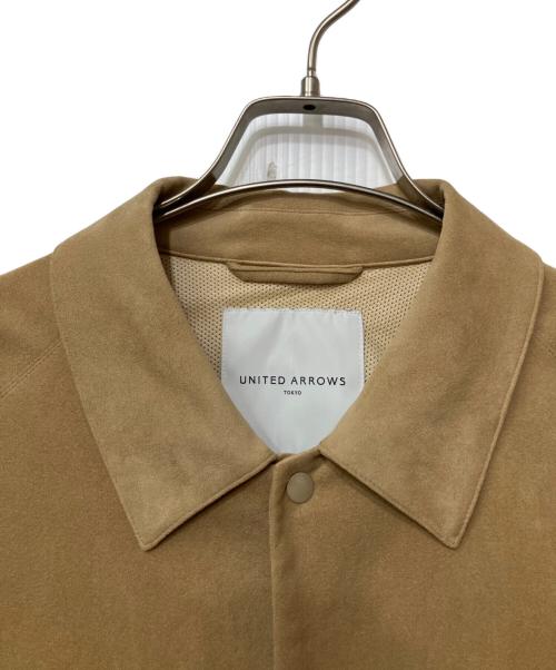 UNITED ARROWS（ユナイテッドアローズ）UNITED ARROWS (ユナイテッドアローズ) コーチジャケット ベージュ サイズ:Mの古着・服飾アイテム