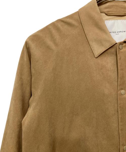 UNITED ARROWS（ユナイテッドアローズ）UNITED ARROWS (ユナイテッドアローズ) コーチジャケット ベージュ サイズ:Mの古着・服飾アイテム