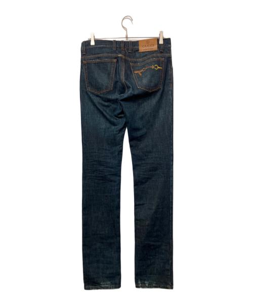GUCCI（グッチ）GUCCI (グッチ) スキニーデニムパンツ インディゴ サイズ:46の古着・服飾アイテム