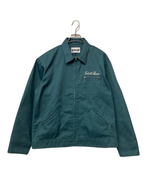 Schott（ショット）Schott (ショット) TC ワークジャケット ライトアウター グリーン サイズ:Lの古着・服飾アイテム