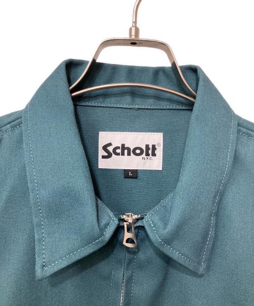 Schott（ショット）Schott (ショット) TC ワークジャケット ライトアウター グリーン サイズ:Lの古着・服飾アイテム