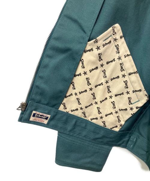 Schott（ショット）Schott (ショット) TC ワークジャケット ライトアウター グリーン サイズ:Lの古着・服飾アイテム