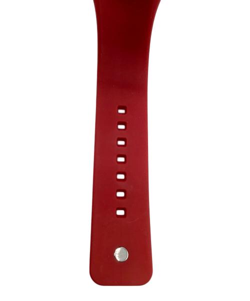 GUCCI（グッチ）GUCCI (グッチ) リストウォッチ レッドの古着・服飾アイテム