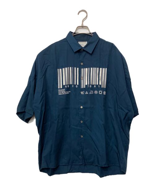SHAREEF（シャリーフ）SHAREEF (シャリーフ) 半袖シャツ ネイビー サイズ:Lの古着・服飾アイテム