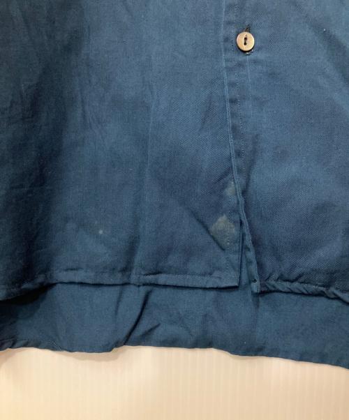 SHAREEF（シャリーフ）SHAREEF (シャリーフ) 半袖シャツ ネイビー サイズ:Lの古着・服飾アイテム