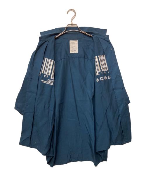 SHAREEF（シャリーフ）SHAREEF (シャリーフ) 半袖シャツ ネイビー サイズ:Lの古着・服飾アイテム