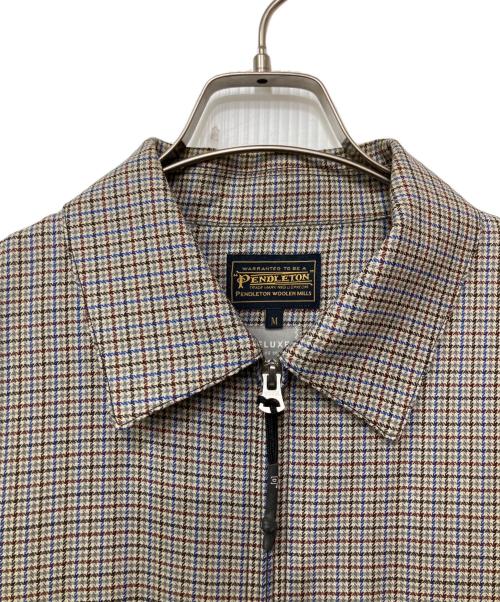 PENDLETON（ペンドルトン）PENDLETON (ペンドルトン) Deluxe (デラックス) ブルゾン ライトグレー サイズ:Mの古着・服飾アイテム