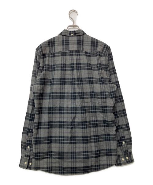 Barbour（バブアー）Barbour (バブアー) 長袖シャツ ブラック×グレー サイズ:Mの古着・服飾アイテム
