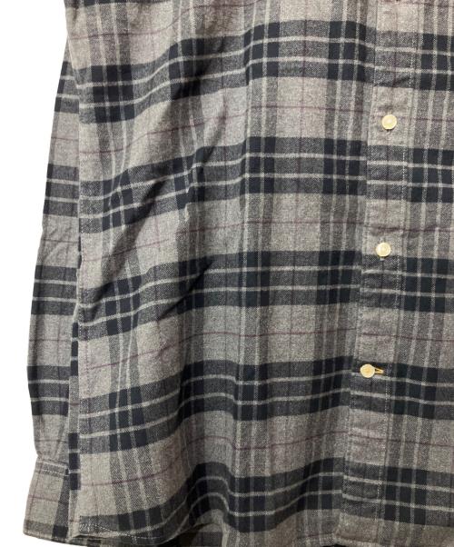 Barbour（バブアー）Barbour (バブアー) 長袖シャツ ブラック×グレー サイズ:Mの古着・服飾アイテム