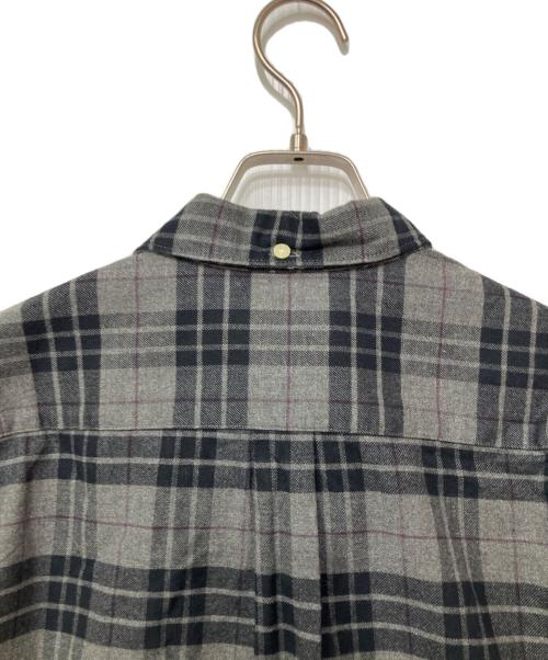 Barbour（バブアー）Barbour (バブアー) 長袖シャツ ブラック×グレー サイズ:Mの古着・服飾アイテム