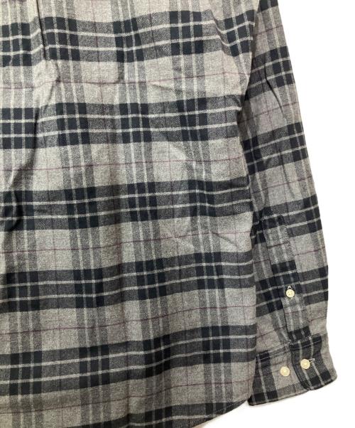 Barbour（バブアー）Barbour (バブアー) 長袖シャツ ブラック×グレー サイズ:Mの古着・服飾アイテム