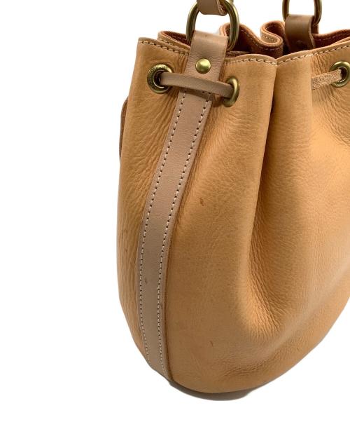 IL BISONTE（イル ビゾンテ）IL BISONTE (イル ビゾンテ) 2WAYレザーショルダーバッグ ブラウンの古着・服飾アイテム