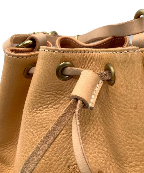 IL BISONTE（イル ビゾンテ）IL BISONTE (イル ビゾンテ) 2WAYレザーショルダーバッグ ブラウンの古着・服飾アイテム