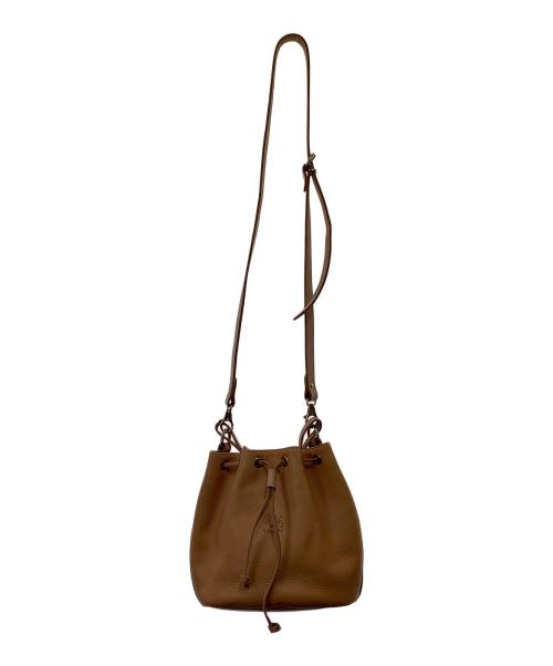 IL BISONTE（イル ビゾンテ）IL BISONTE (イル ビゾンテ) 2WAYレザーショルダーバッグ ブラウンの古着・服飾アイテム