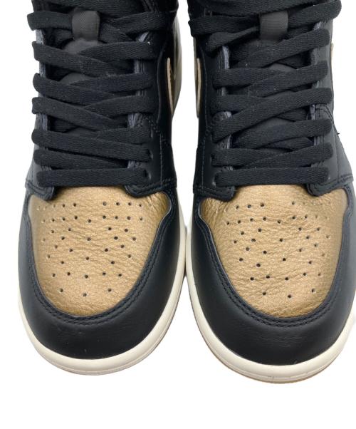 NIKE（ナイキ）NIKE (ナイキ) ハイカットスニーカー ブラック×ゴールド サイズ:26.5の古着・服飾アイテム