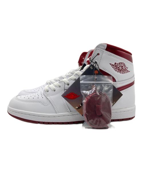 NIKE（ナイキ）NIKE (ナイキ) ハイカットスニーカー ホワイト×レッド サイズ:26.5cm 未使用品の古着・服飾アイテム