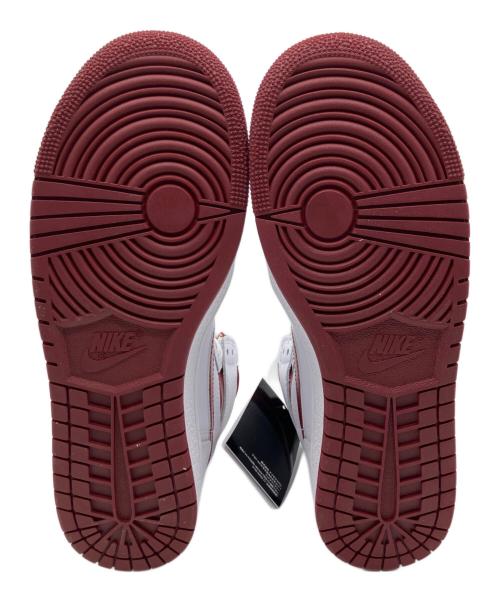 NIKE（ナイキ）NIKE (ナイキ) ハイカットスニーカー ホワイト×レッド サイズ:26.5cm 未使用品の古着・服飾アイテム