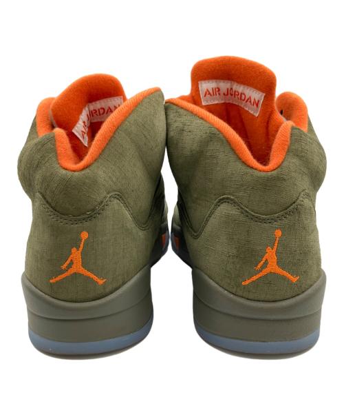 NIKE（ナイキ）NIKE (ナイキ) ハイカットスニーカー カーキ×オレンジ サイズ:26.5の古着・服飾アイテム