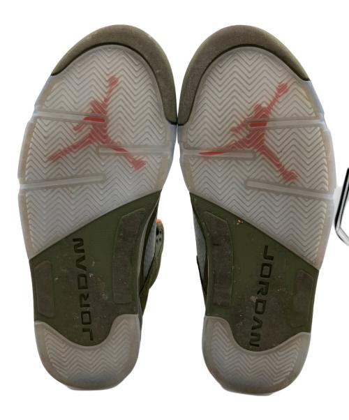 NIKE（ナイキ）NIKE (ナイキ) ハイカットスニーカー カーキ×オレンジ サイズ:26.5の古着・服飾アイテム