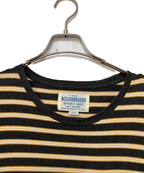 NEIGHBORHOOD（ネイバーフッド）NEIGHBORHOOD (ネイバーフッド) ポケットTシャツ イエロー×ブラック サイズ:Lの古着・服飾アイテム