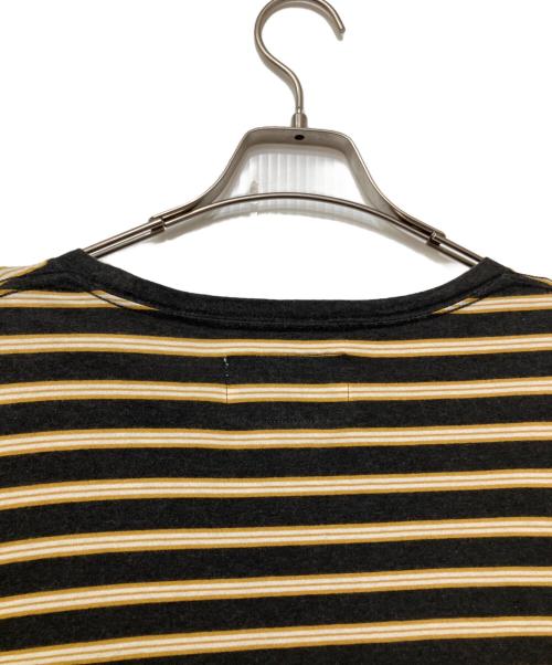 NEIGHBORHOOD（ネイバーフッド）NEIGHBORHOOD (ネイバーフッド) ポケットTシャツ イエロー×ブラック サイズ:Lの古着・服飾アイテム