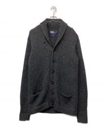 POLO RALPH LAUREN（ポロ・ラルフローレン）の古着「厚手カーディガン」｜ブラック