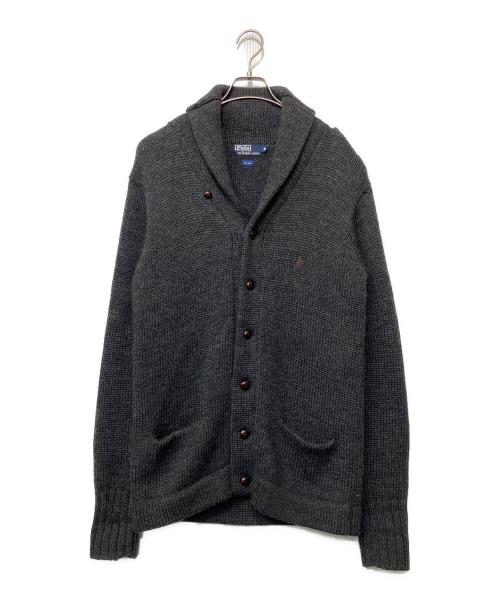POLO RALPH LAUREN（ポロ・ラルフローレン）POLO RALPH LAUREN (ポロ・ラルフローレン) 厚手カーディガン ブラック サイズ:Mの古着・服飾アイテム